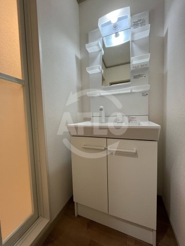 洗面設備　菊川マンション　独立洗面台