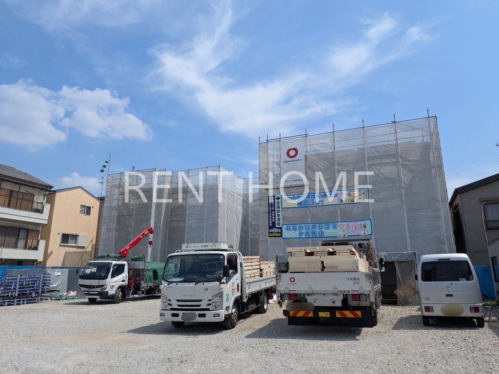 建物外観　建築中です