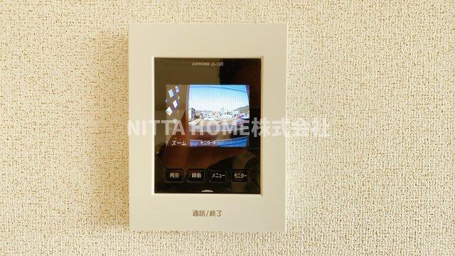 セキュリティ　ＴＶインターホン付きでセキュリティ面は安心ですね◎