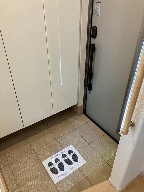 玄関　シンプルで使いやすい玄関です