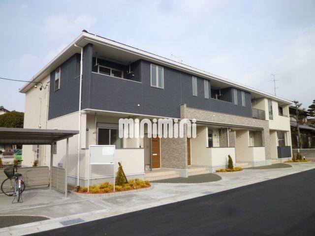 建物外観　ツートンカラーのオシャレな外観です