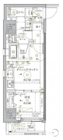 クレイシア秋葉原ラグゼスウィートの間取り写真