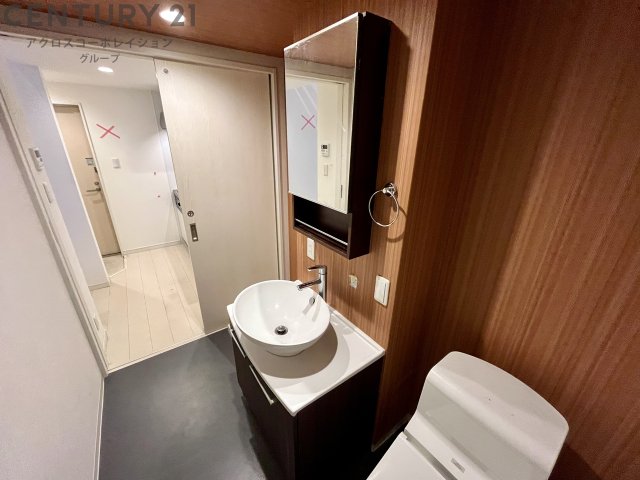 洗面設備　洗面所内に洗濯機置場あり♪