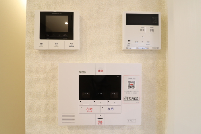 セキュリティ　SECOMセキュリティシステム、TVインターホン