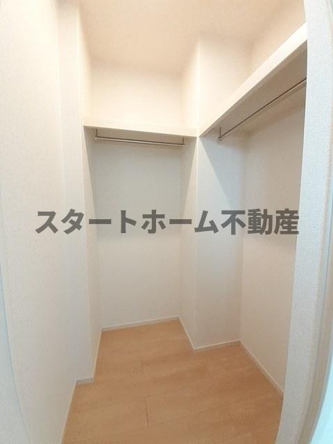 収納　大きなスペースがあり、収納には困りません