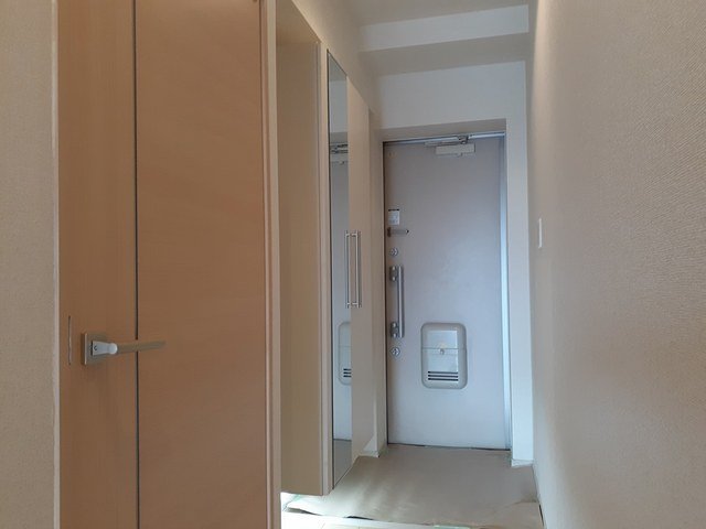 玄関　収納もある玄関です
