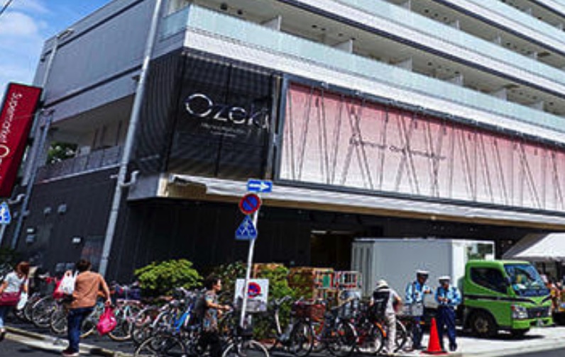 スーパー　スーパーオオゼキ門仲牡丹店（スーパー）まで370m