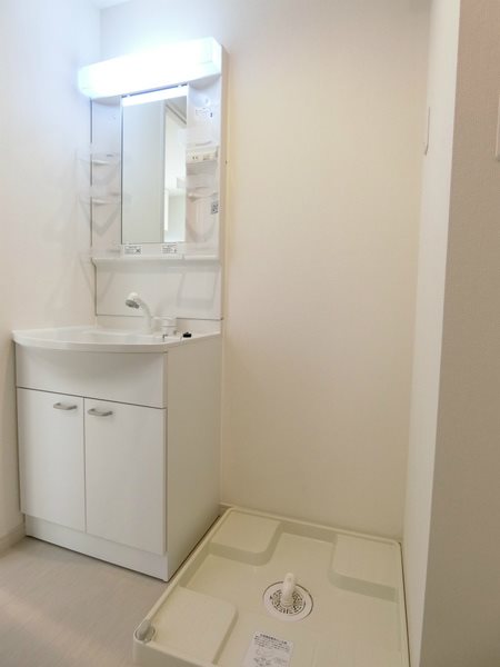 洗面設備　施工イメージです