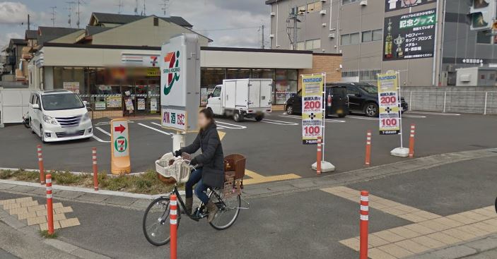 コンビニ　セブンイレブン 京都上桂東ノ口店（コンビニ）まで65m