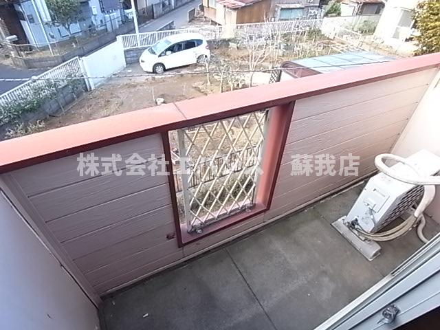 バルコニー　広々としたバルコニーです
