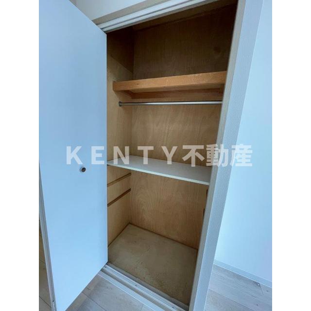 収納　たっぷりとした収納スペースです