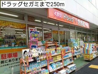 ドラックストア　ドラッグセガミ（ドラッグストア）まで250m