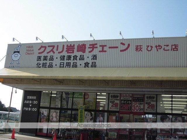 ドラックストア　くすり岩崎チェーン萩ひやこ店（ドラッグストア）まで1100m