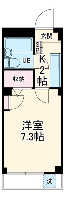 幸コーポの間取り写真