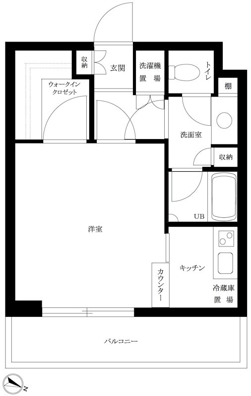 ルーブル学芸大学五番館の間取り写真