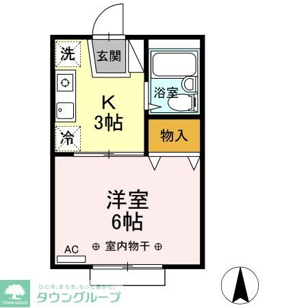 パークサイドハウス Aの間取り写真