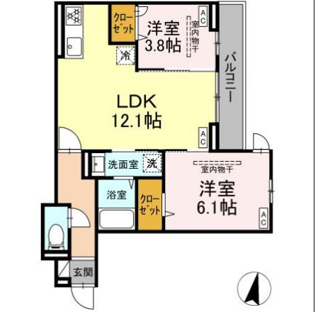 ラヴェンナの間取り写真
