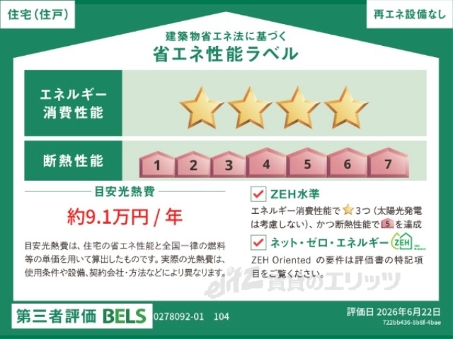 省エネ性能ラベル　省エネ性能ラベル