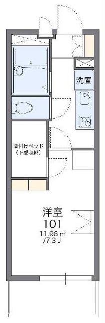 レオパレスヨロズヤGの間取り写真