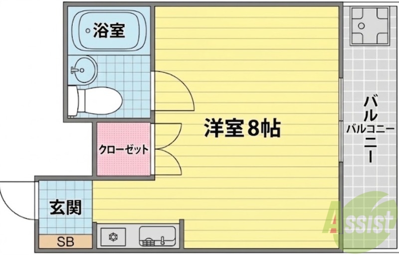 ベルウエストの間取り写真