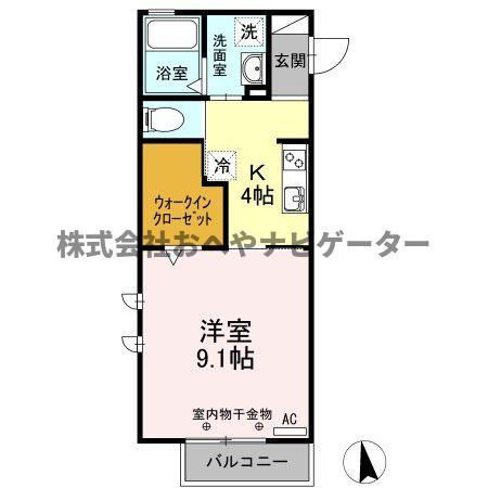 D-room茜部の間取り写真