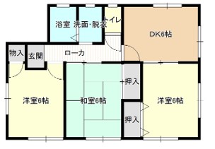並木アパートの間取り写真