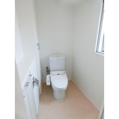トイレ　ゆったりとした空間のトイレです