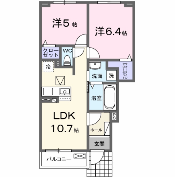 ＪＲ草津線 甲南駅 徒歩13分 2階建 新築の間取り写真
