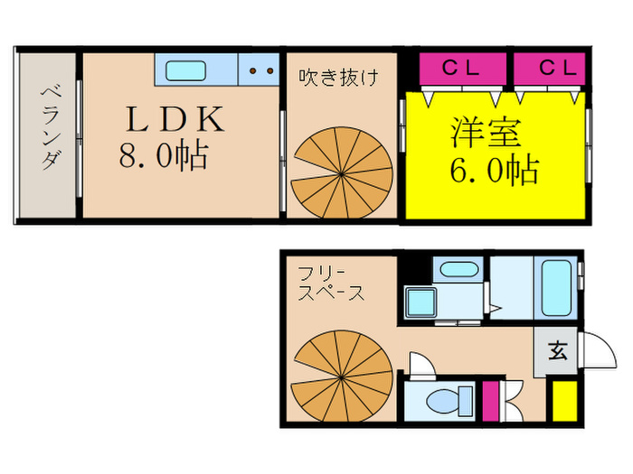 アスール3の間取り写真