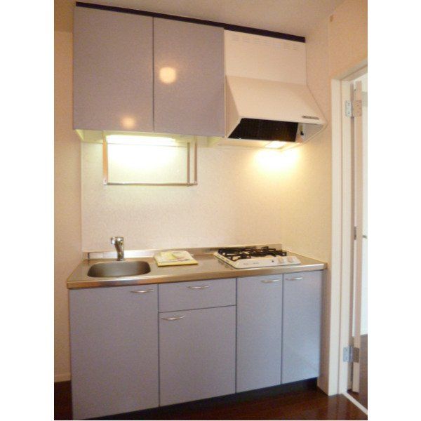 キッチン　2口コンロ設置済みです