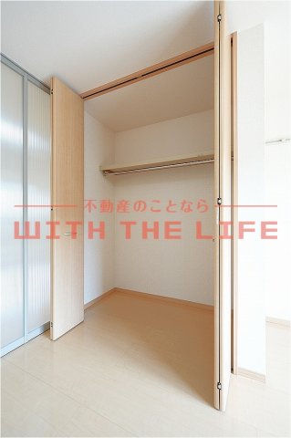 収納　たっぷりとした収納スペースです