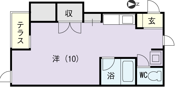 プログレス松本の間取り