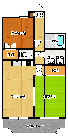 メジャーモ広町IIの間取り写真