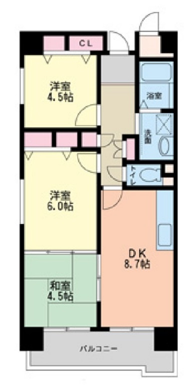 グラマシー立売堀の間取り