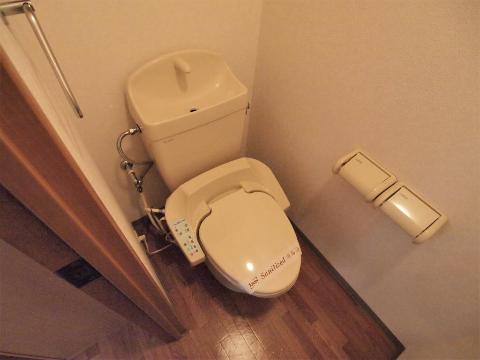 【加茂郡川辺町比久見のアパートのトイレ】