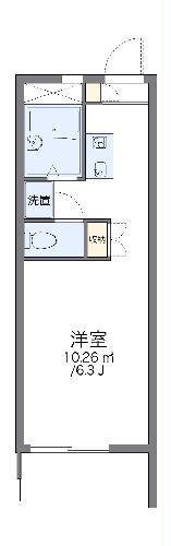 レオパレスカーサ・ベルの間取り