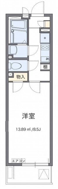 横浜市港北区新羽町のマンションの間取り