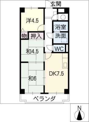 サンテラス近藤の間取り