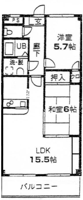 ソルデンテ21の間取り