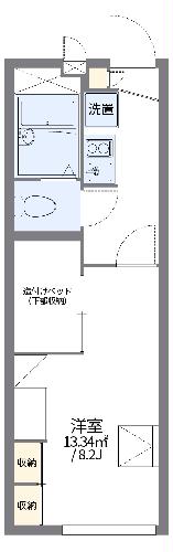 レオパレス竹林の間取り