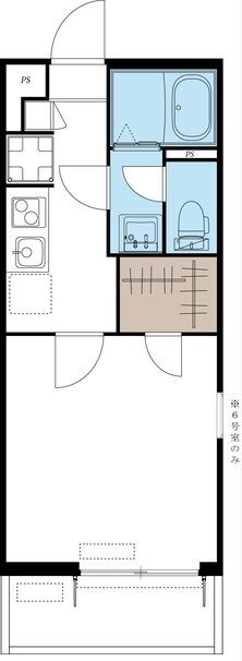 厚木市栄町のマンションの間取り