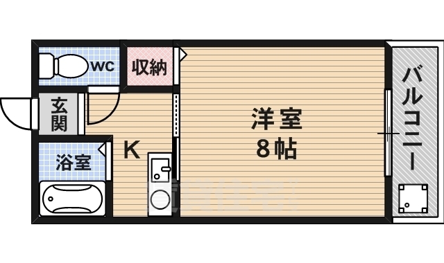 桂東ビルの間取り