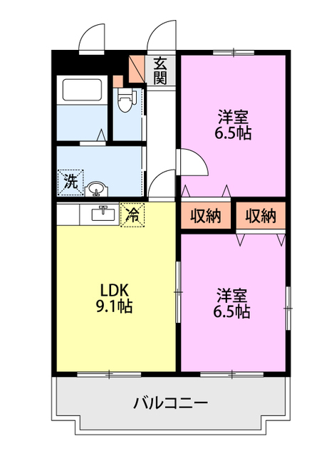 ＹａｎａｋｅｎマンションＴｉａｒｅの間取り