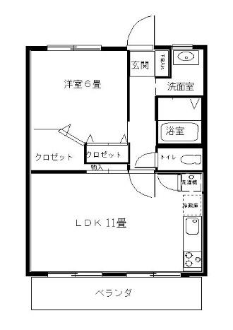 ダイタ荒川ハイツ１号館の間取り