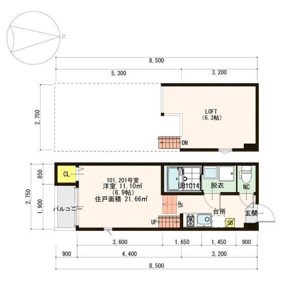 シャイニングレイの間取り