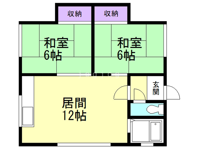 豊岡第２さかえマンション　Ａの間取り