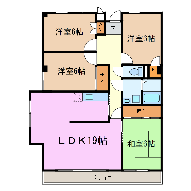 サンシャイン近藤の間取り