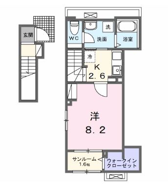 中ノ島荘の間取り