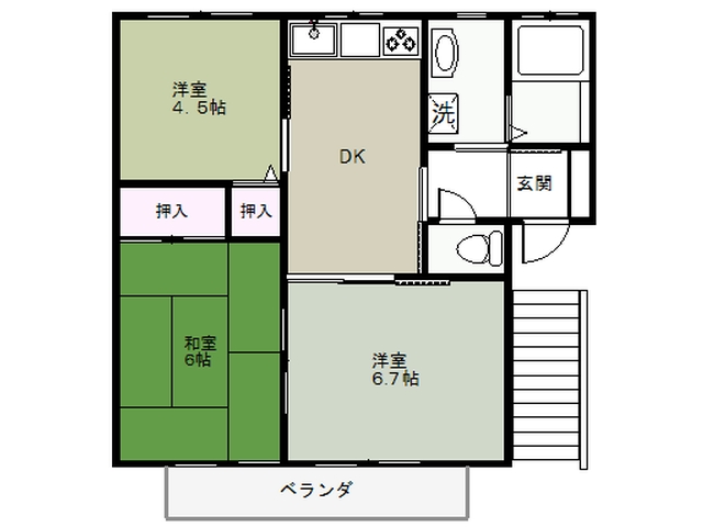 ココセナミの間取り