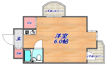 サムティ灘駅前の間取り